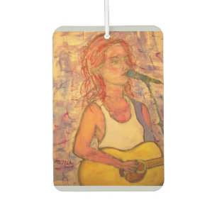 blue microphone songstress car air freshener