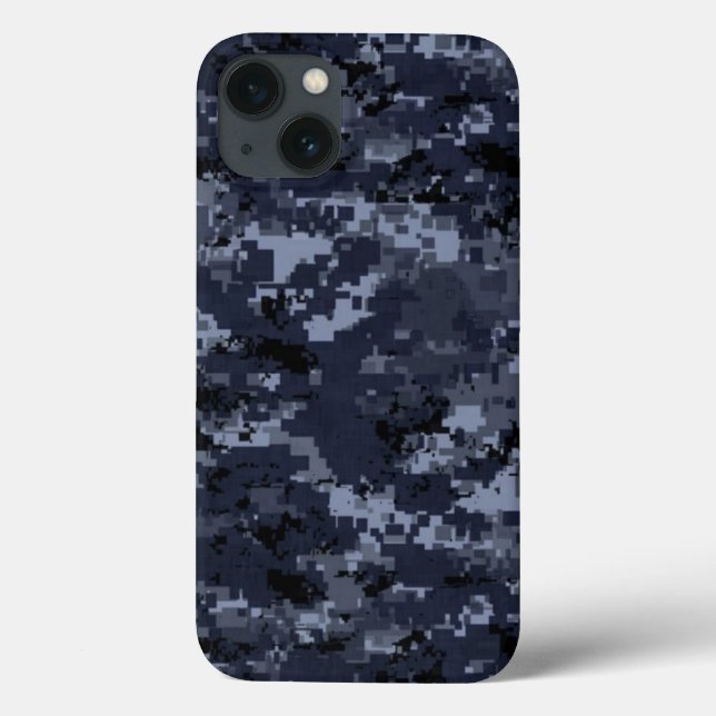 Blue Military Camo Xtreme Tough iPhone 6/6s Cover (Back)