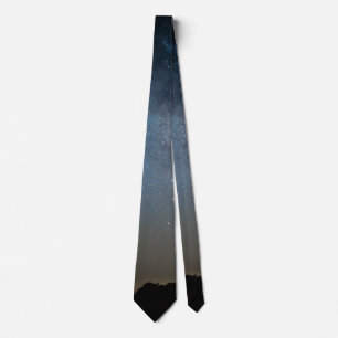 Blue Milky Way Over The Ozarks Neck Tie