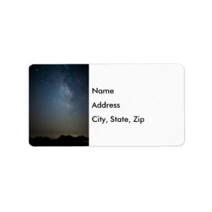 Blue Milky Way Over The Ozarkz Label