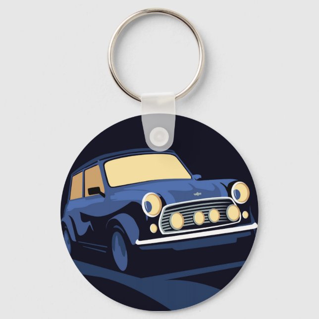 Blue Mini Key Ring (Front)