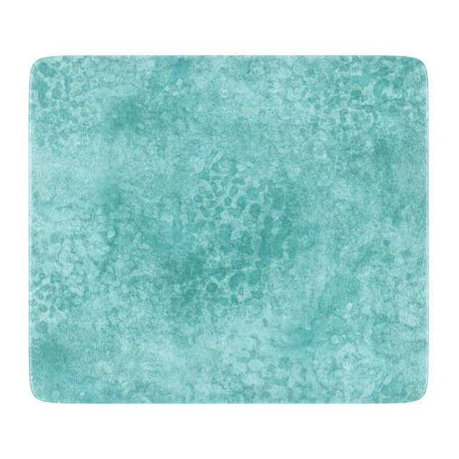 Blue Mint Sea Green Texture Cutting Board (Front)