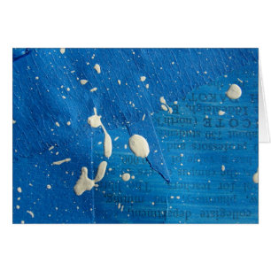 Blue Mixed Media Background