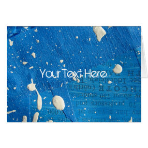 Blue Mixed Media Background, Your Text Here