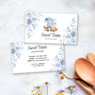 Blue Mixer Artisan Bakery Homemade Business Card