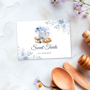 Blue Mixer Artisan Bakery Homemade Calling Card