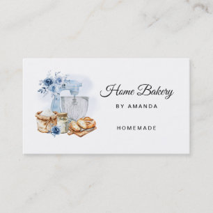 Blue Mixer Sourdough Bread Bakery Business Card