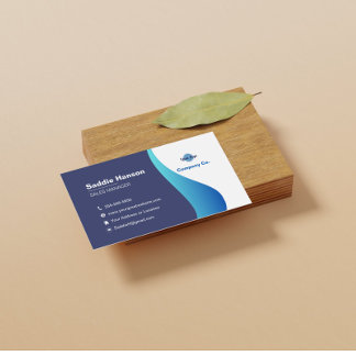 Blue Modern Business Card