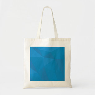 Blue, modern, cool, trendy, futuristic triangles tote bag