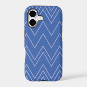 Blue, modern, simple, cool, trendy zigzag pattern
