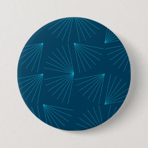 Blue, modern, simple light celebration concept 7.5 cm round badge