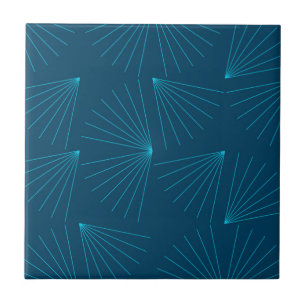 Blue, modern, simple light celebration concept ceramic tile