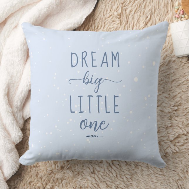 Blue Modern Winter Dream Big Nursery Decor Cushion (Blanket)