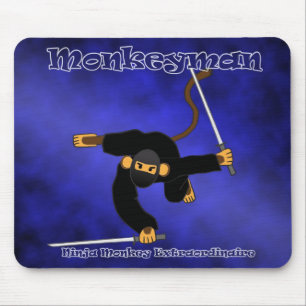 Blue Monkeyman Mousepad
