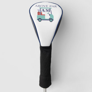 Blue Monogram Initial Golf Head Cover