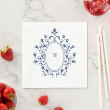 Blue Monogram
