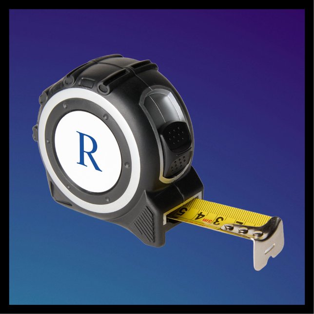 Blue Monogram on White Custom Handyman Gift Tool 1 (Creator Uploaded)