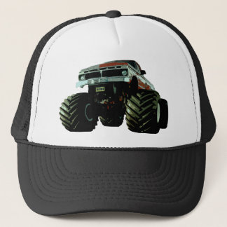 Blue Monster Truck Trucker Hat