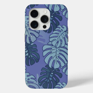 Blue Monsteras  iPhone 15 Pro Case