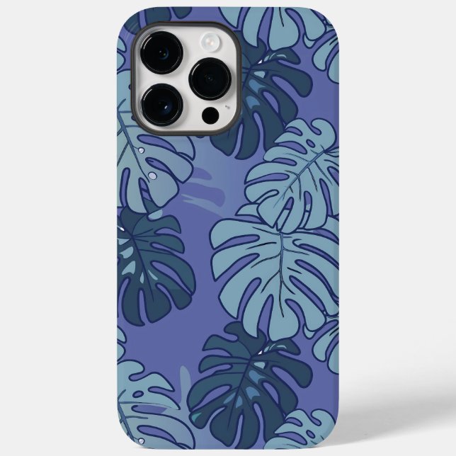 Blue Monsteras  Case-Mate iPhone Case (Back)