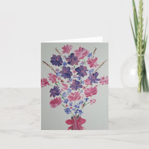 Blue Moon Bouquet Note Card