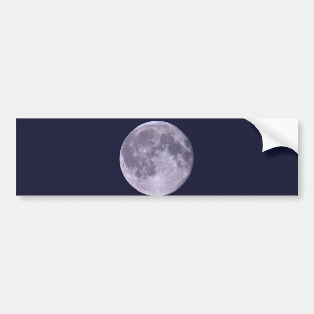 Blue Moon Bumper Sticker (Front)