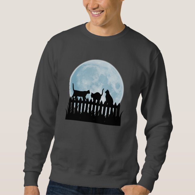 Blue Moon Cats Sweatshirt (Front)
