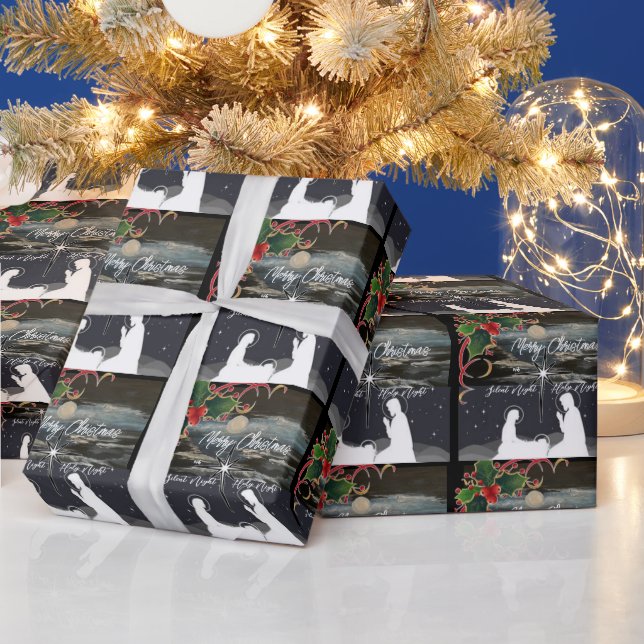 Blue Moon Christmas Nativity Gift Wrap (Holidays)