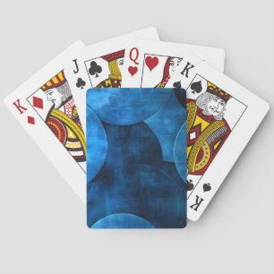 Blue Moon Circles Playing Cards