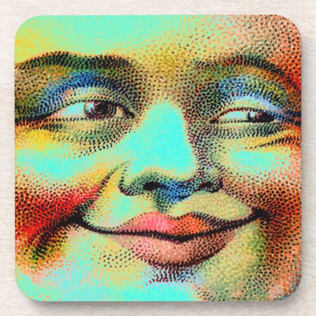 Blue Moon Cork Coaster (Front)