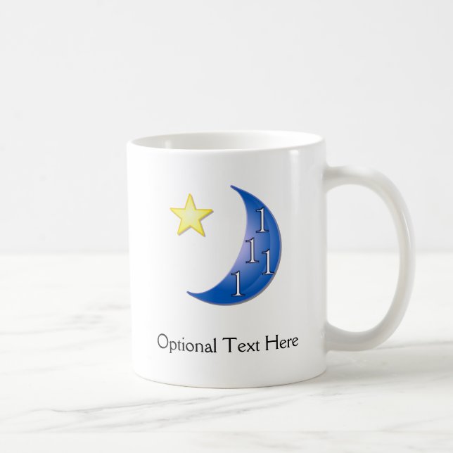 Blue Moon Customisable Coffee Mug (Right)