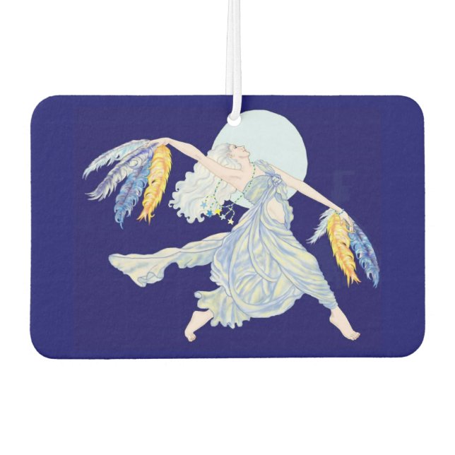 Blue Moon Dancer Car Air Freshener (Front)