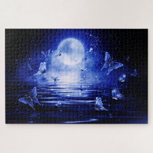 Blue Moon Fantasy Butterflies Jigsaw Puzzle