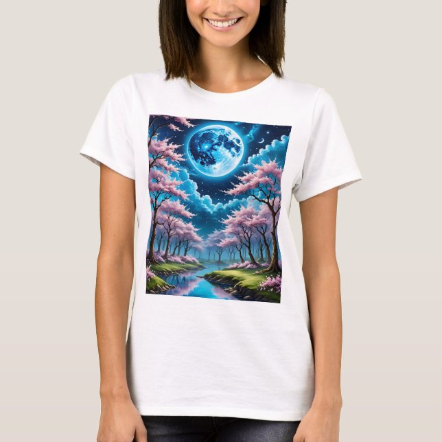 Blue Moon Fantasy Enchanted Cherry Blossom Tee (Front)