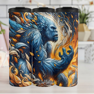 Blue Moon Gorilla Spirit Thermal Tumbler