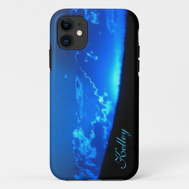 Blue Moon Horizon iPhone 5 Case *Personalise* (Back)