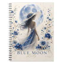 Blue Moon Lady Light Version Premium Notebook