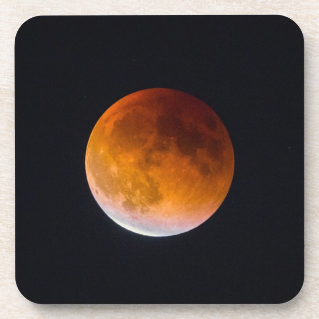Blue Moon Lunar Eclipse | Washington State Coaster (Front)