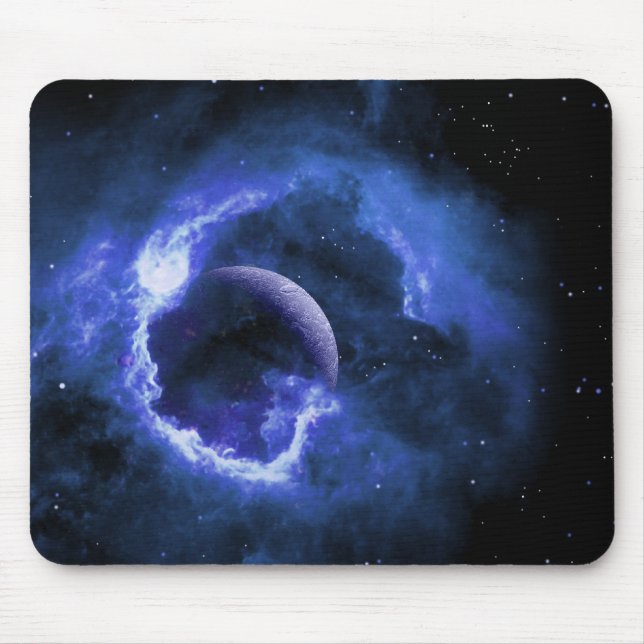 Blue Moon Mouse Pad (Front)