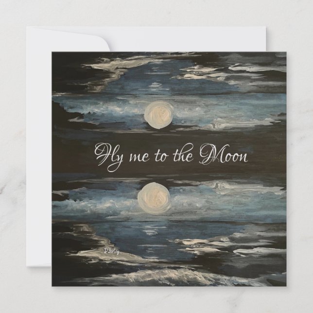 Blue Moon Note Card (Front)