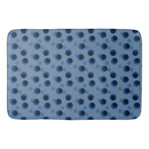 Blue Moon Rings Bath Mat