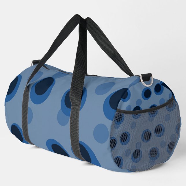 Blue Moon Rings Duffle Bag (Right Corner)