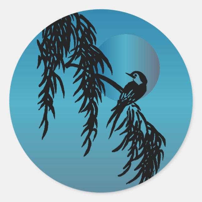 Blue Moon Sticker (Front)