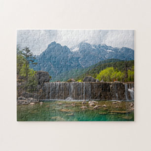 Blue Moon Valley   Jade Dragon Snow Mountain Jigsaw Puzzle
