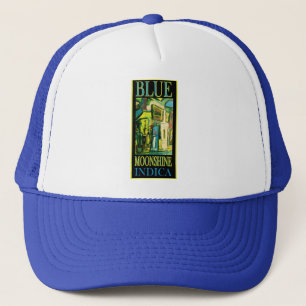 BLUE MOONSHINE INDICA TRUCKER HAT