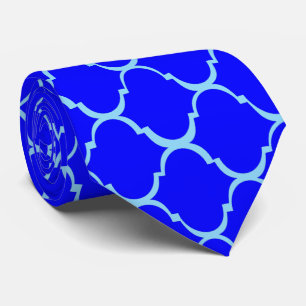Blue Moroccan Design Tie