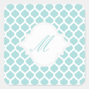 Blue Moroccan Pattern Stickers
