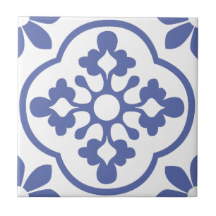 Blue Moroccan tile
