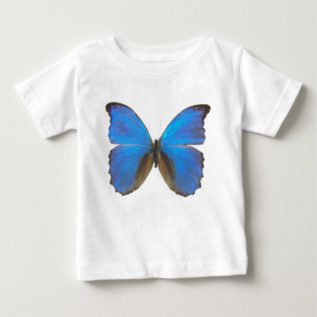 Blue Morpho butterfly Baby T-Shirt (Front)