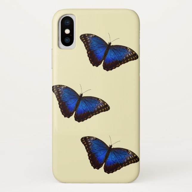 Blue Morpho Butterfly Case-Mate iPhone Case (Back)